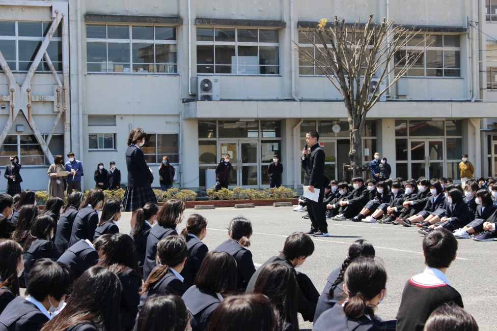対面式が行われました。 ニュース 三重県立 久居農林高等学校